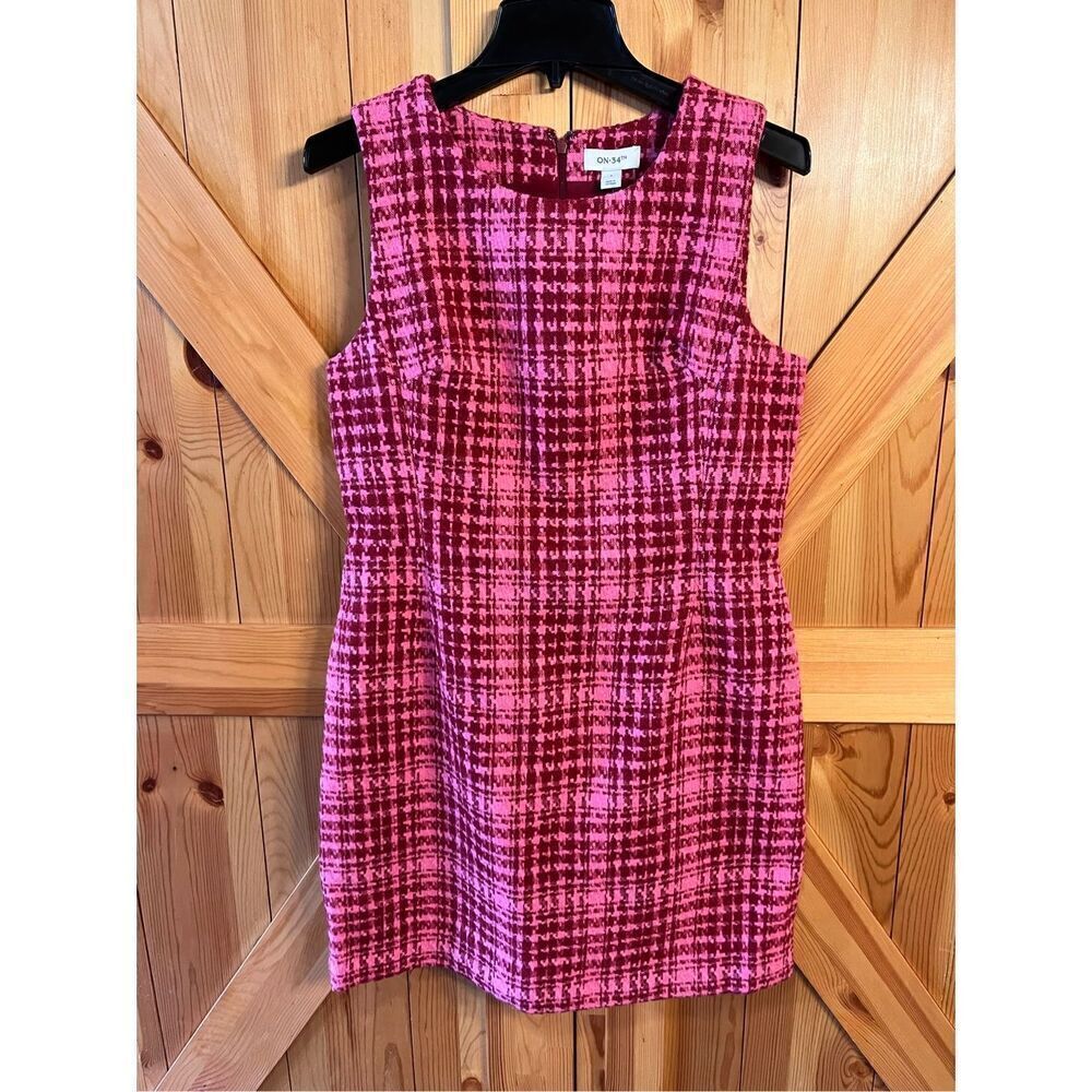 ON 34TH Women's Tweed Mini Sheath Dress size 8 nwt (3371)